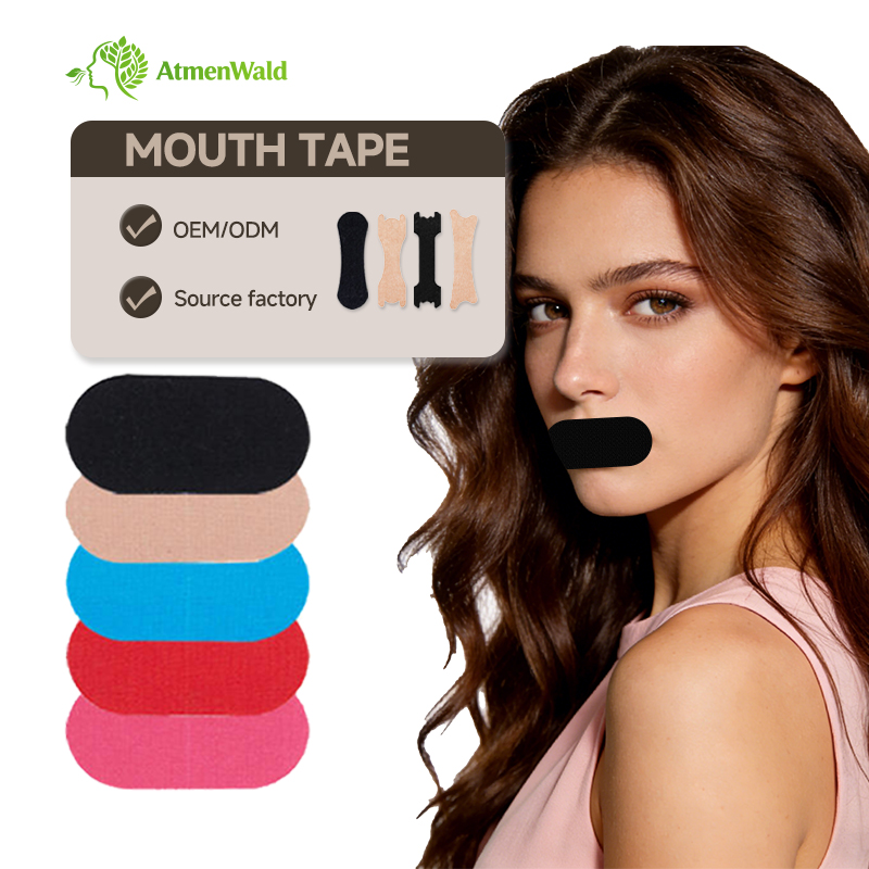 RK Factory Breathable Mouth Strips Hypoallergenic Sleep Mouth Tape Supplier Quality Mouth Strips for Nose Breathing Better Sleep