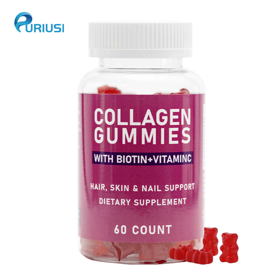 OEM/ODM Private Label Collagen Gummies Health Supplements Beneficial for Healthy Skin and Nails
