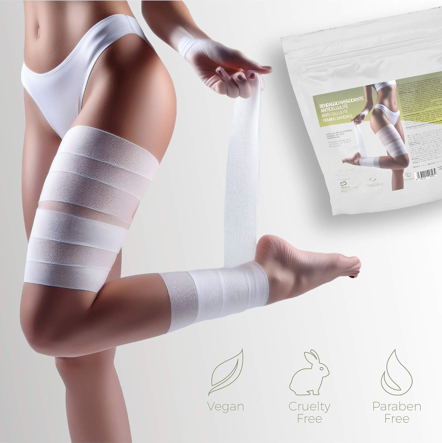 Private Label Firming Anti-Cellulite 2xBody Wrap 250ml for All Skin Types | OEM ODM Spa Wrap Treatment Manufacturer