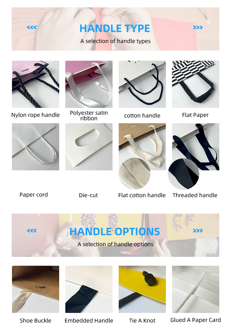 OEM Factory Direct Custom Printed Paper Bag With Colorful Ribbon Handle for Beauty Store Shopping Pink Gift Bag