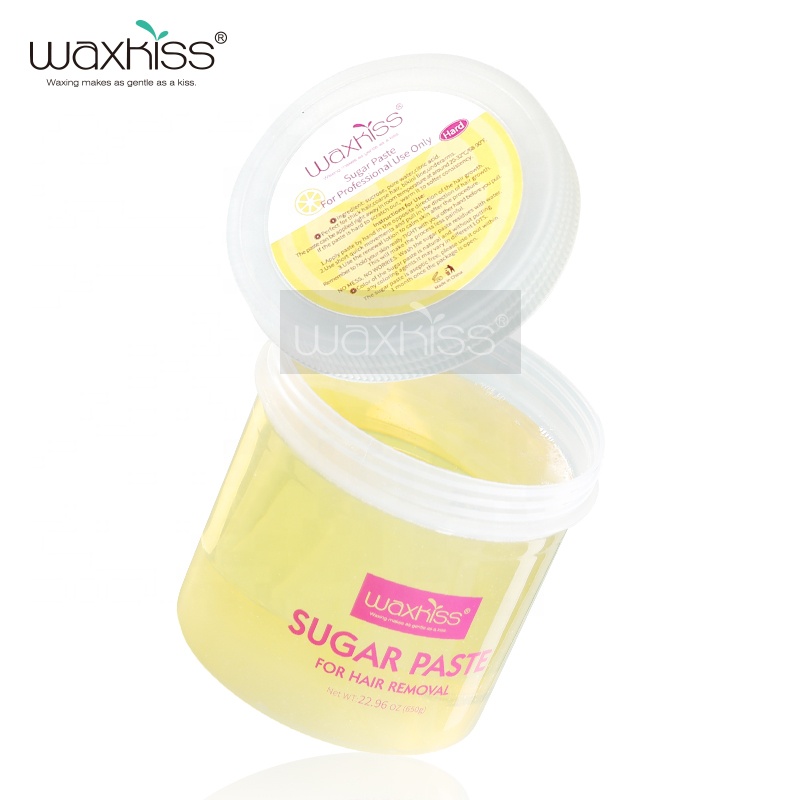 Wholesale Depilation Sugar Paste Natural Hot Selling 300g Waxkiss Hair Removal OEM/ODM Body Sugaring Waxing For Body Feet Using