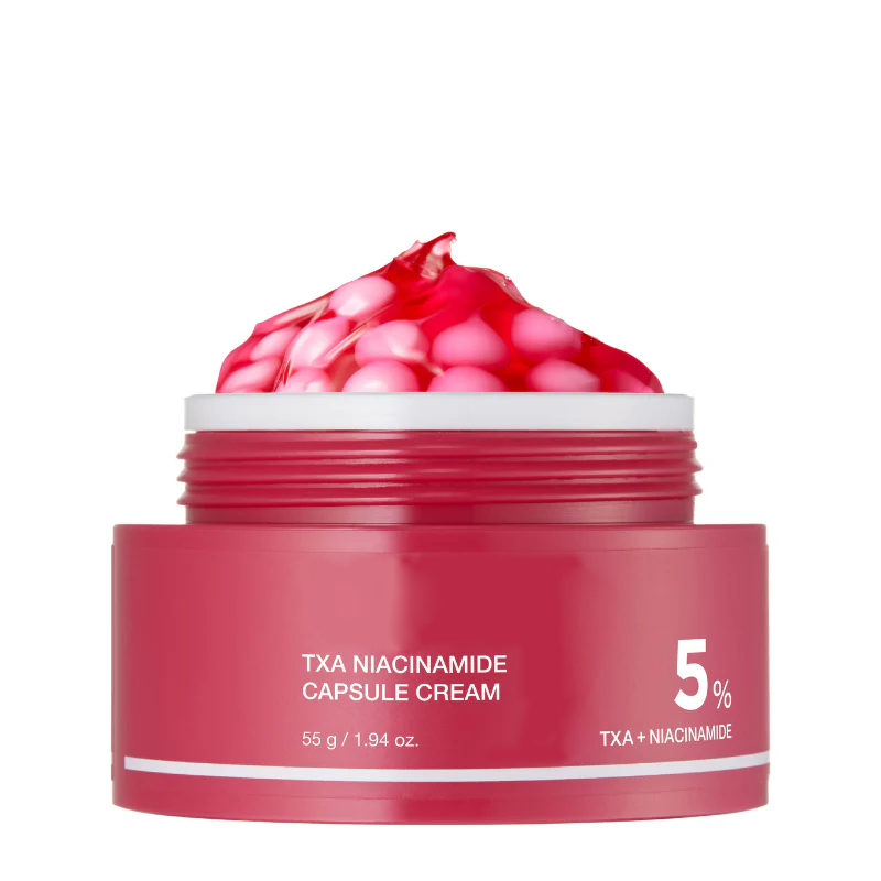 Custom Logo Vegan Skin Care TXA+Niacinamide Capsule Cream Dark Spot Hydration Face Moisturizer Facial Cream