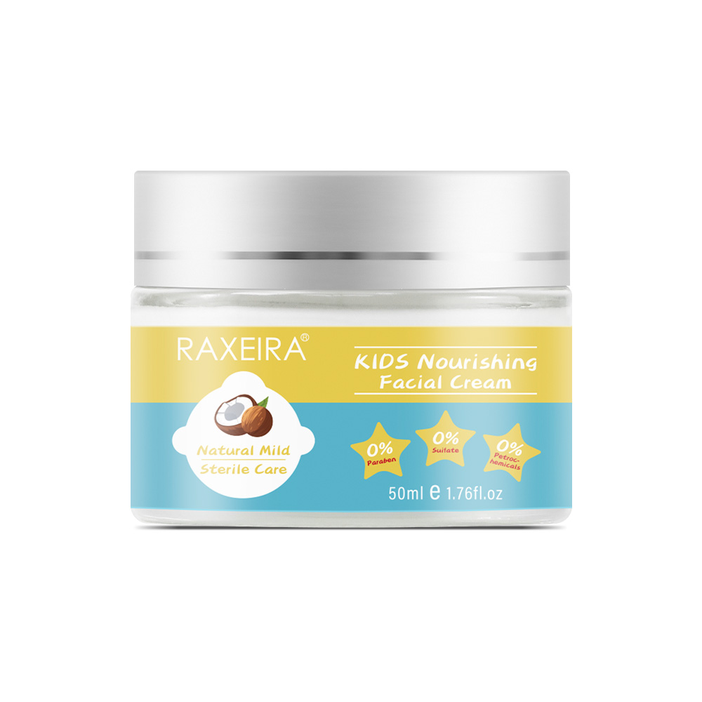 Wholesale Private Label Kids Face Cream Natural Moisturizing Nourishing Cream 50g Fragrance-free Baby Skin Care Products