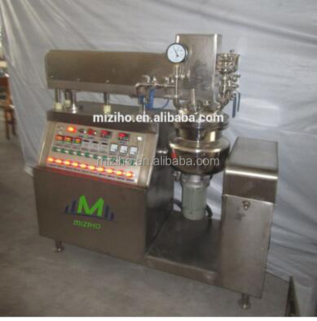 Hydraulic Lifting Emulsifier Vacuum Cosmetics Manufacturing Equipment Facial Cream and Lotion Mixer Machine