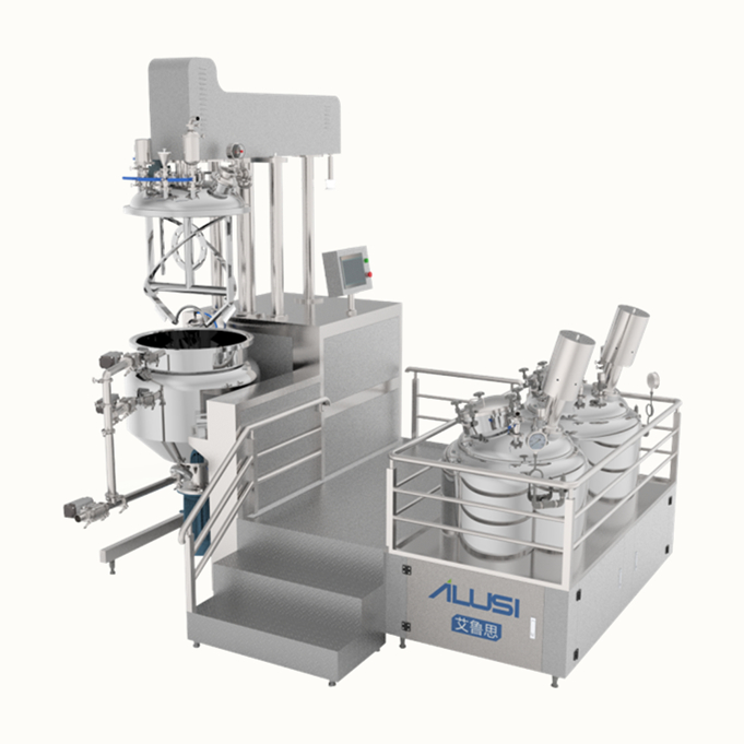 Small Scale Production Semi Auto Cosmetics Machinery Production Line Cosmetic Machine