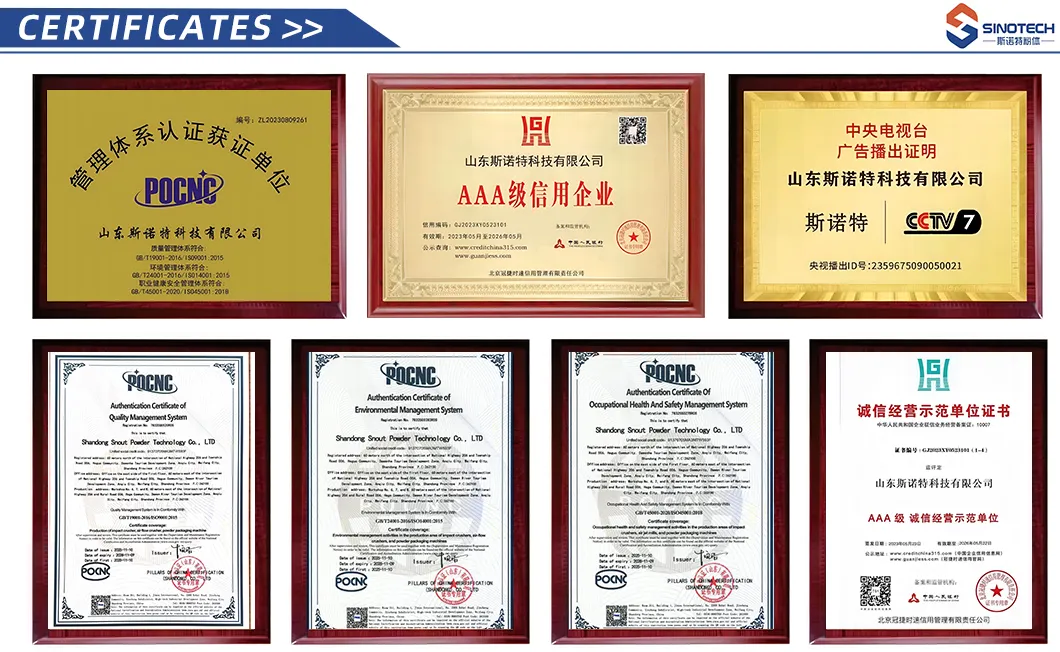 Certifications