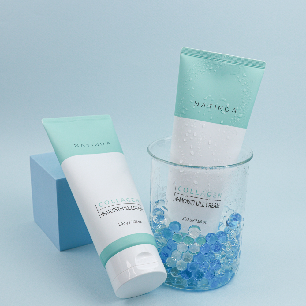 Natinda Collagen Moistful Cream Daily Face Cream for Dry and Sensitive Skin Korean Skin Care Products