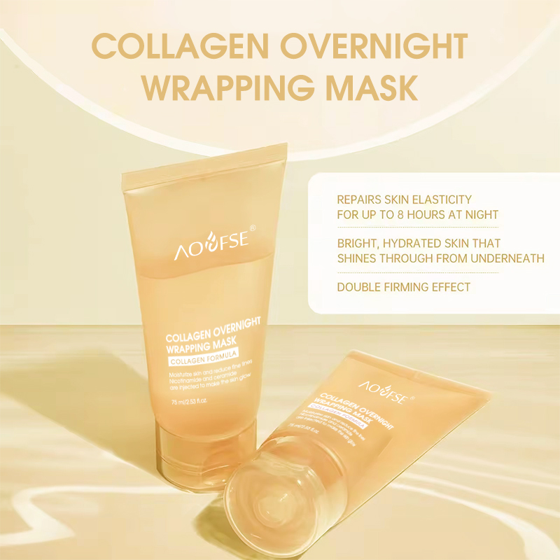Oem Skin Care Products Manufacturer Kojic Acid And Turmeric Face Mask Turmeric Night Mask Collagen Mask for Skin Peel Off