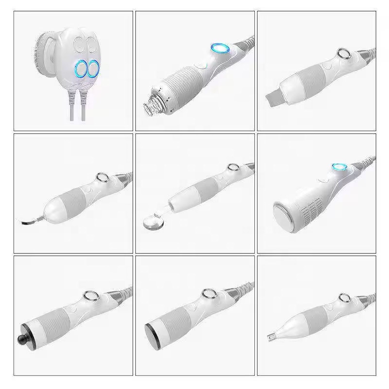 Multifunction Spa Professional Hydro 9-in-1 Skin Care Spray Exfoliate Aqua Peeling Device, Microdermabrasion &amp; Skin Rejuvenation