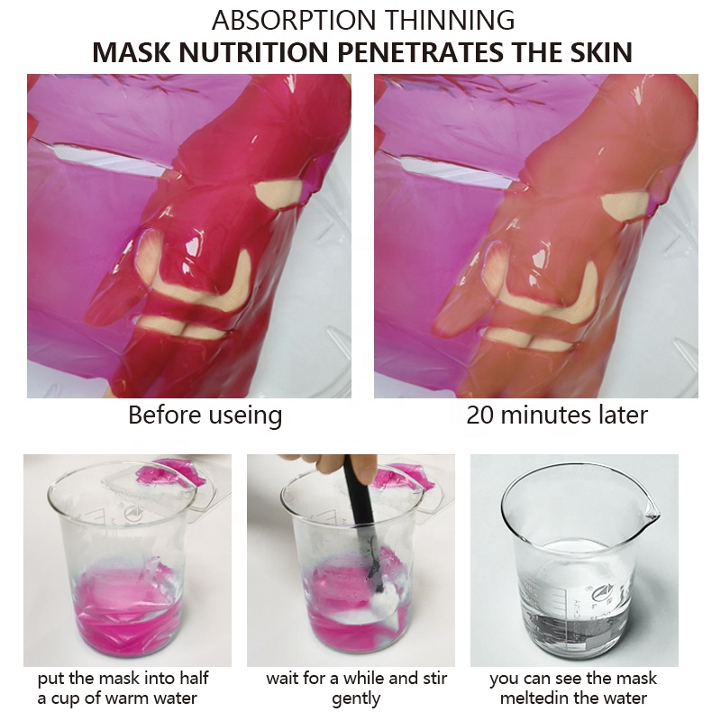 Face Beauty Masks Korean ODM SPA Vegan Oil-Free Jumbo Family Pack All Skin Types Pore Cleaning Collagen Facial Sheet Mask