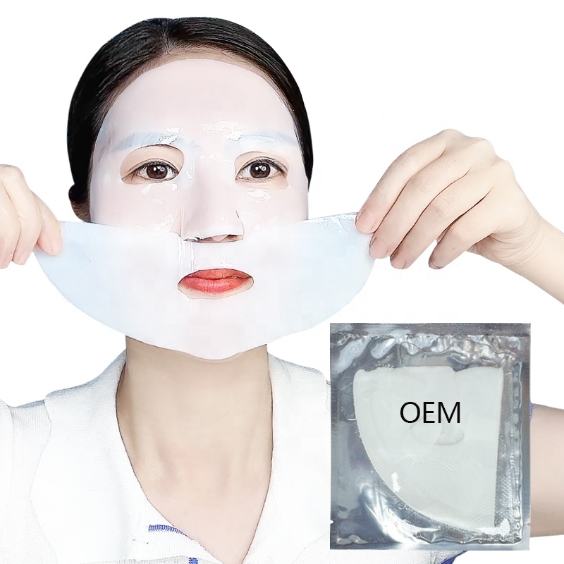 Organic Bio Collagen Jelly Face Mask Sheet Firming Anti-Wrinkle Brightening Hydrating Retinol Centella Vitamin C Herbal Vegan