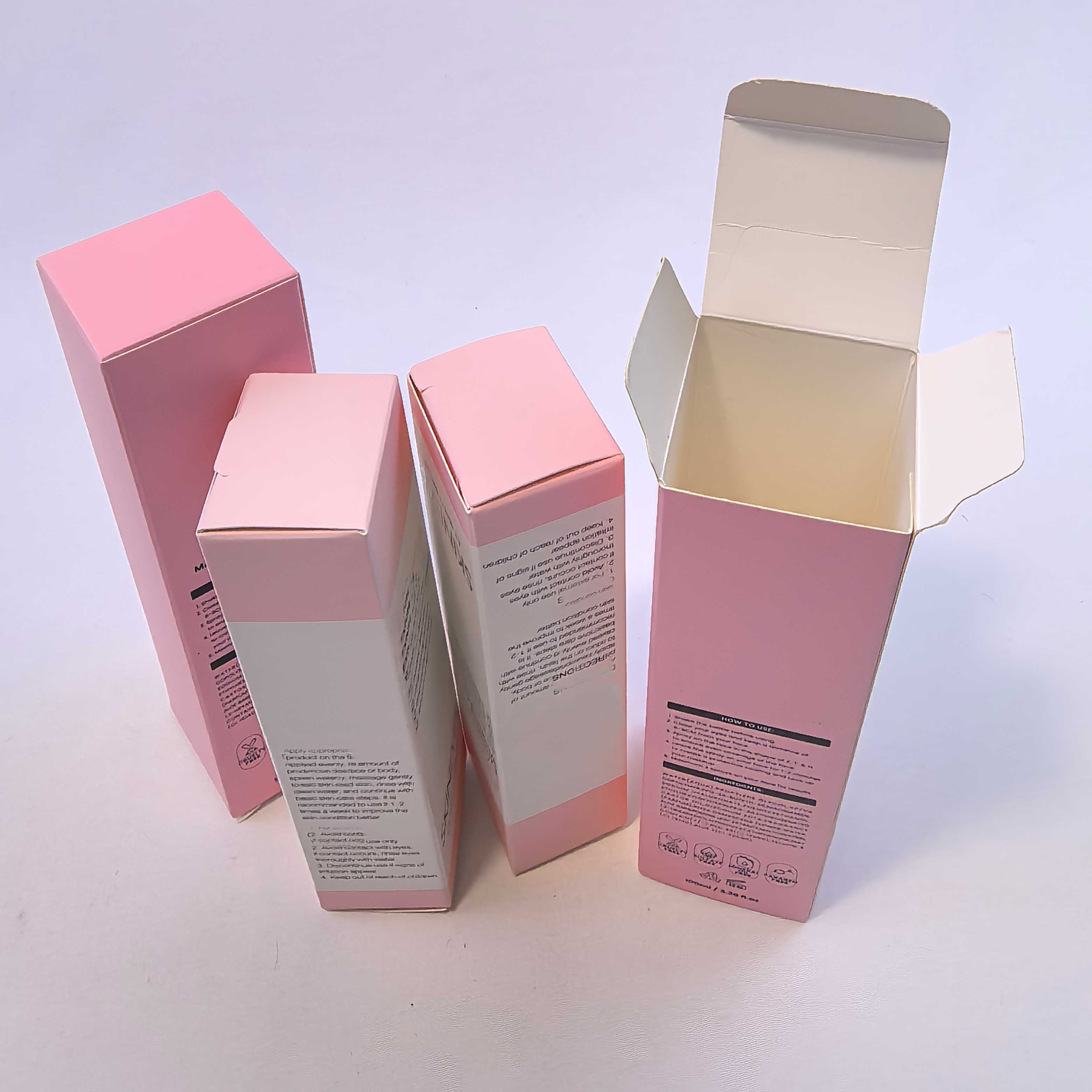 Wholesale Eco Friendly Paper Product Packaging Box Printing Manufacturer Skincare Cosmetic Folding Packaging Paper Box