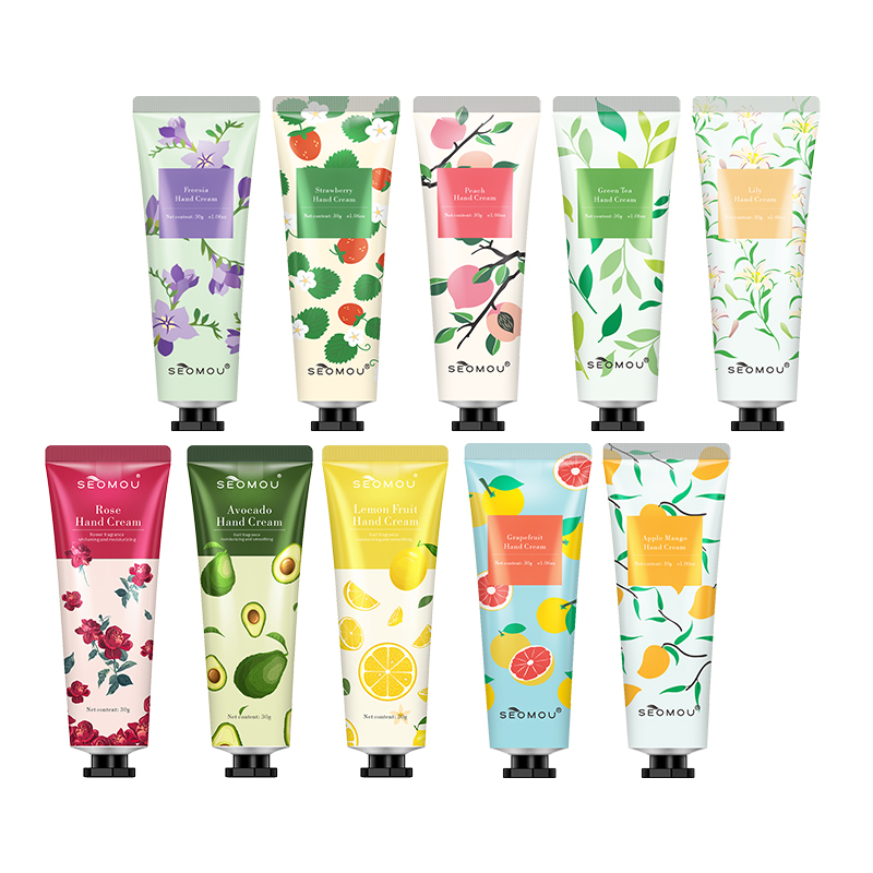 Top Sell Wholesale Price Travel Size Hand Cream Fruity Natural Plant Lotion Private Label Whitening Moisturizing Hand Cream