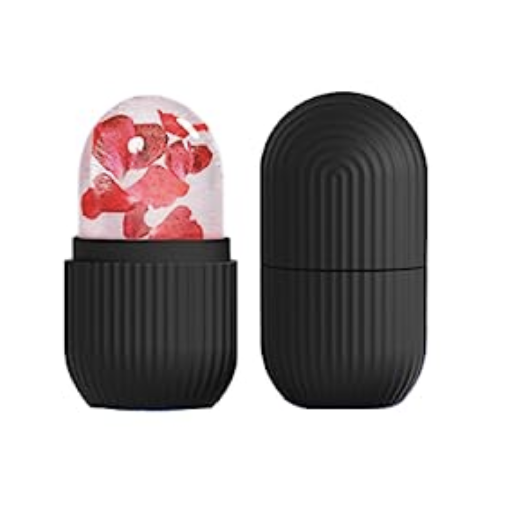 Custom logo Glow Cube Mold Beauty Massage Tool Ice Hockey Roller Body Eye Face Silicone Massage Face Ice Roller