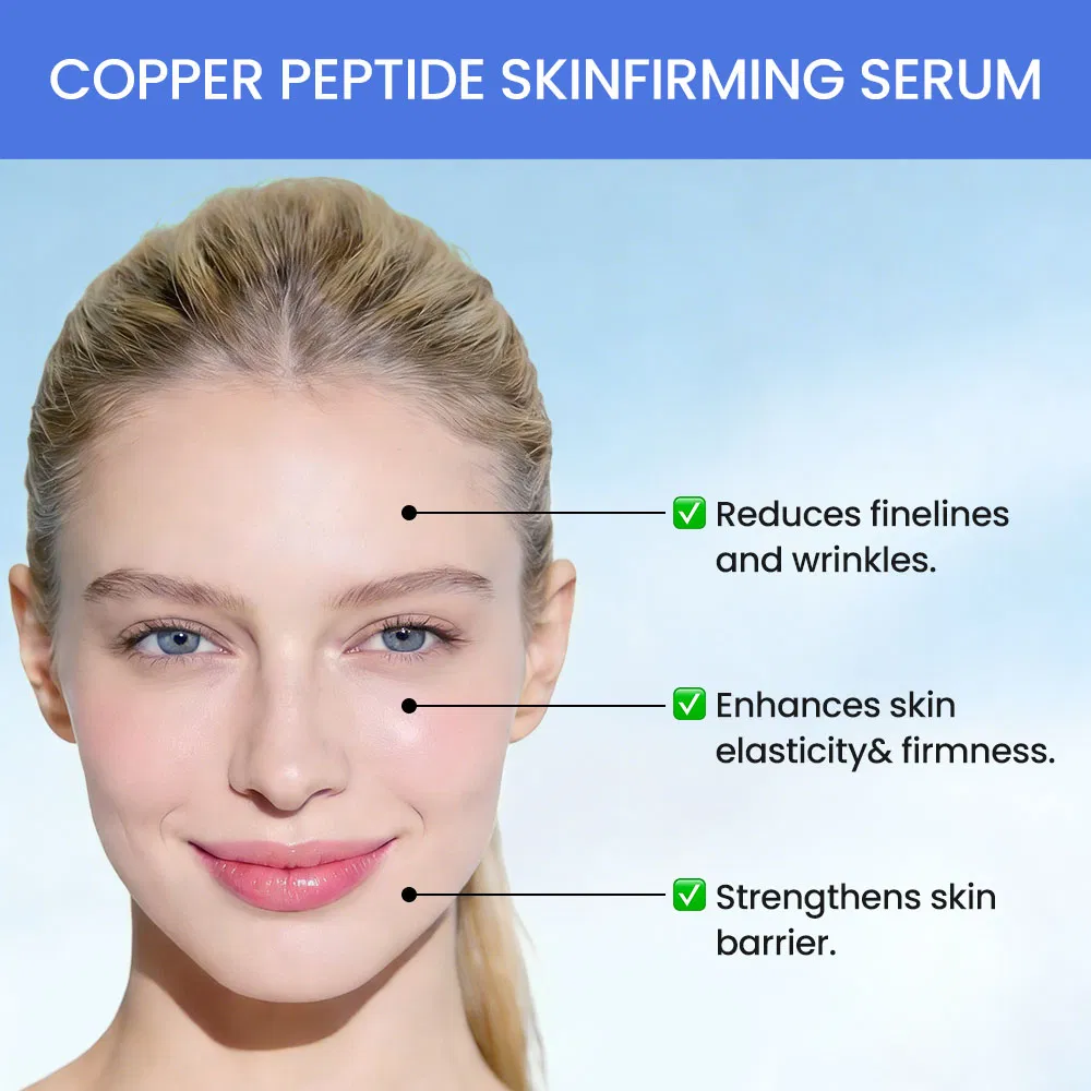 Organic Blue Copper Peptide for Essence Hydride Anti-Aging Solution Skincare