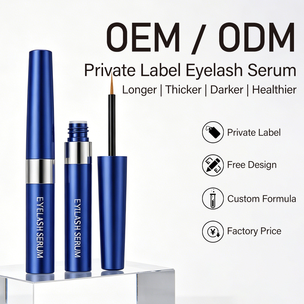 Wholesale Private Label Eyelash Enhancer Extension Lash Serum Vegan Natural Eyelash Growth Serum