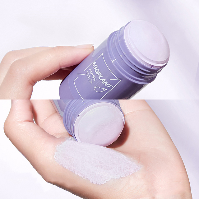 SEOMOU Hot Selling Facial Cleansing Clay Mask Green Tea Eggplant Cleansing Mask For Removal Blackheads Green Tea Mask