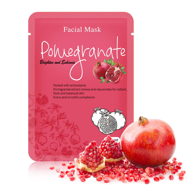 OEM Manufacture China Customized Organic Natural Fruit Beauty Full Facial Care Hydrate Moisturizing Lifting Sheet Face Mask