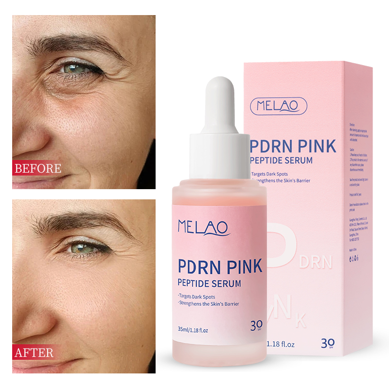 Private Label Skincare Manufacturer Whitening Serum Firming Moisturizing Natural Collagen Pdrn Pink Peptide Serum for the Face