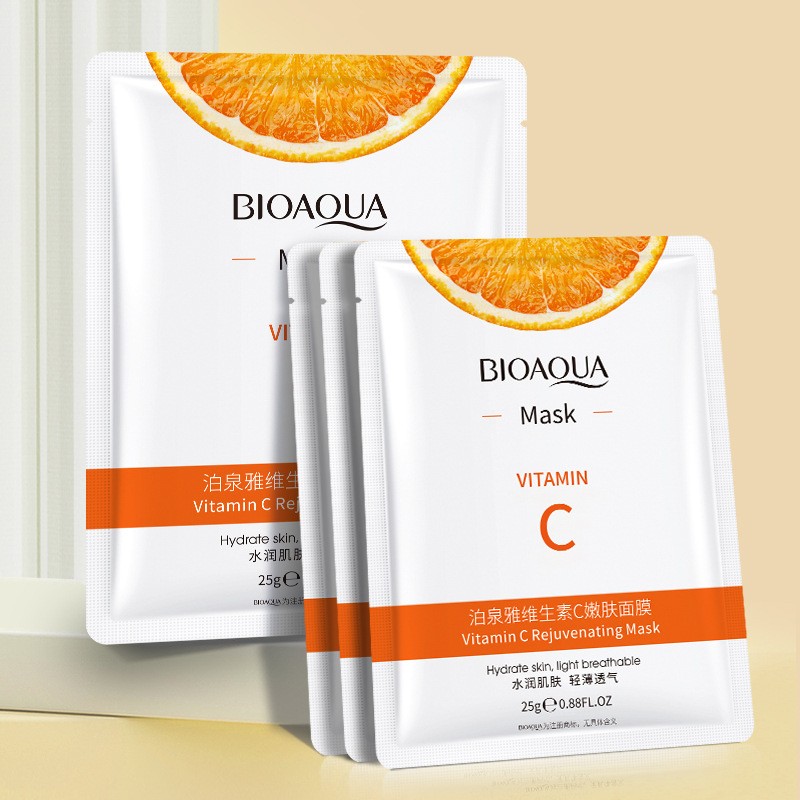 OEM Korean Face Skin Care Moisturizing Sheet Mask Private Label Natural Plant Fruit Foil Serum Collagen Facial Mask