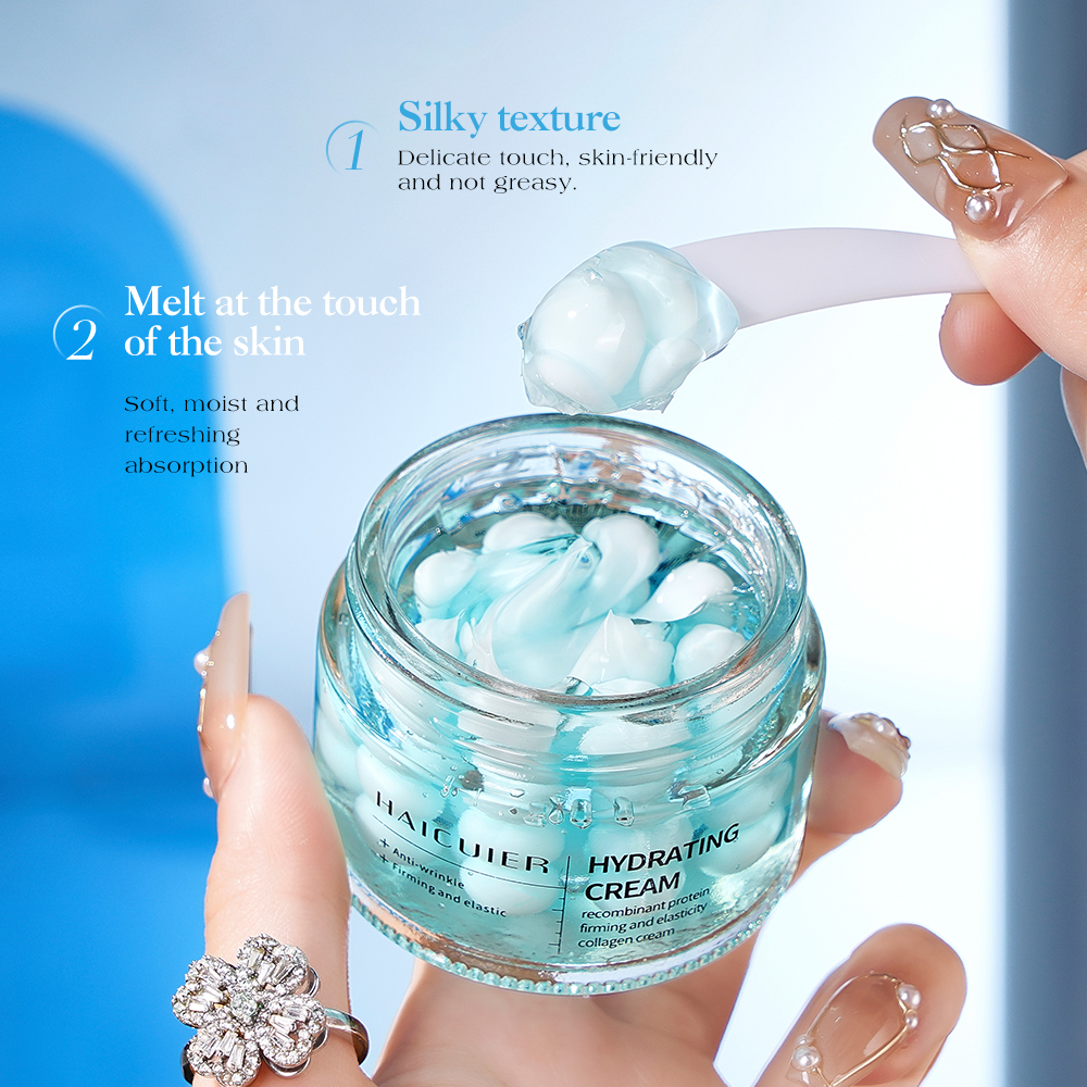 Wholesale Custom logo Korean Skin Care Products Face Cream &amp; Lotion Anti-wrinkle Firming Collagen Facial Cream for Women Beauty