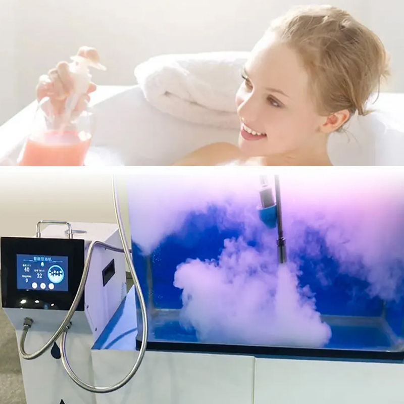 Beauty Salon 7.5L/min Hydrogen Bubble Bath Machine SPE PEM Tech Skin Care Hydrogen Spa Generator H2 Bath Device Wellness Center