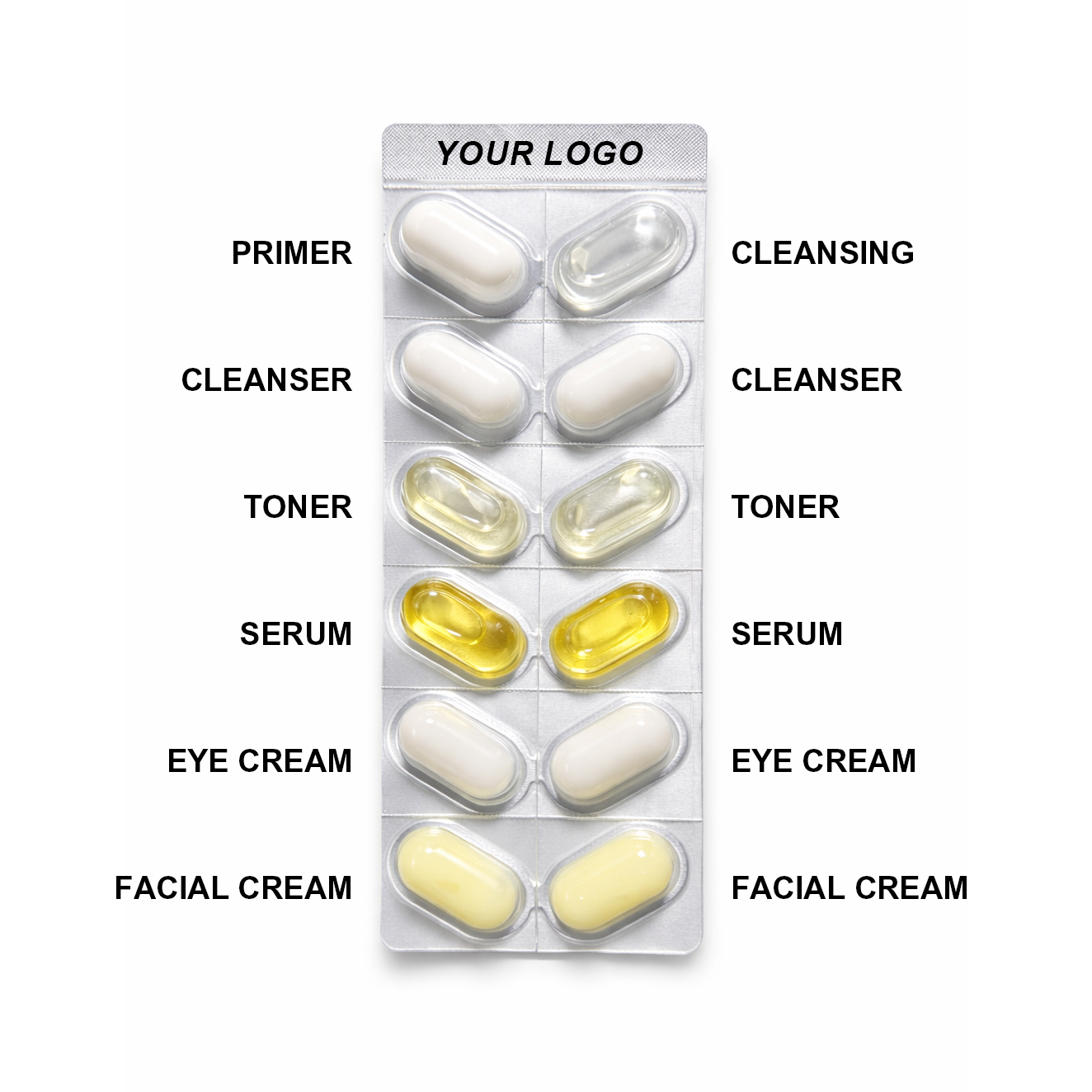Wholesale Serum All Skin 7-Step Moisturizing Toner Emulsion Set Single-Use Capsules Exclusive Beauty Salons Skincare Care Set