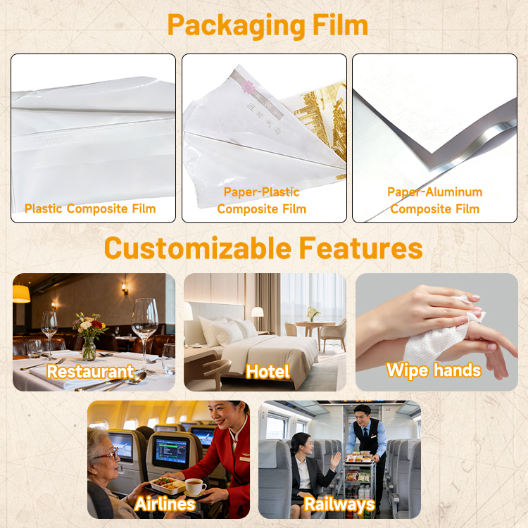 Wholesale Price Microfiber Eco-Friendly Soft Disposable Individually Wrapped Face Wet Towels Customized Fragrance CE MSDS