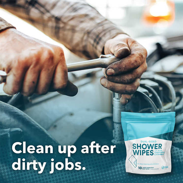 Private Label Large Body Cleaning Wipes Non Scented Disposable Shower Wipes