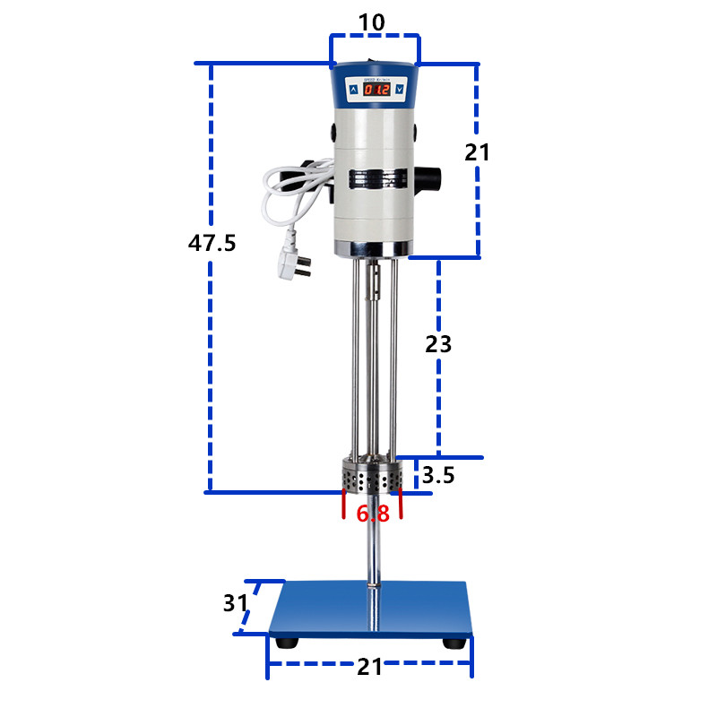 40L Digital Cheap High Speed Cosmetic Homogenizer Emulsion Mixer