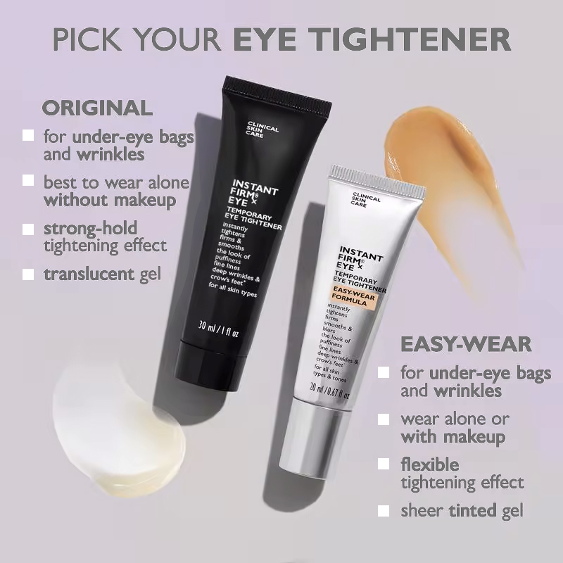 Private Label Skincare Manufacturer Custom Anti Aging Eye Cream Retinol&amp;Vitamin C OEM Whitening Eye Gel Dark Circles Cosmetics