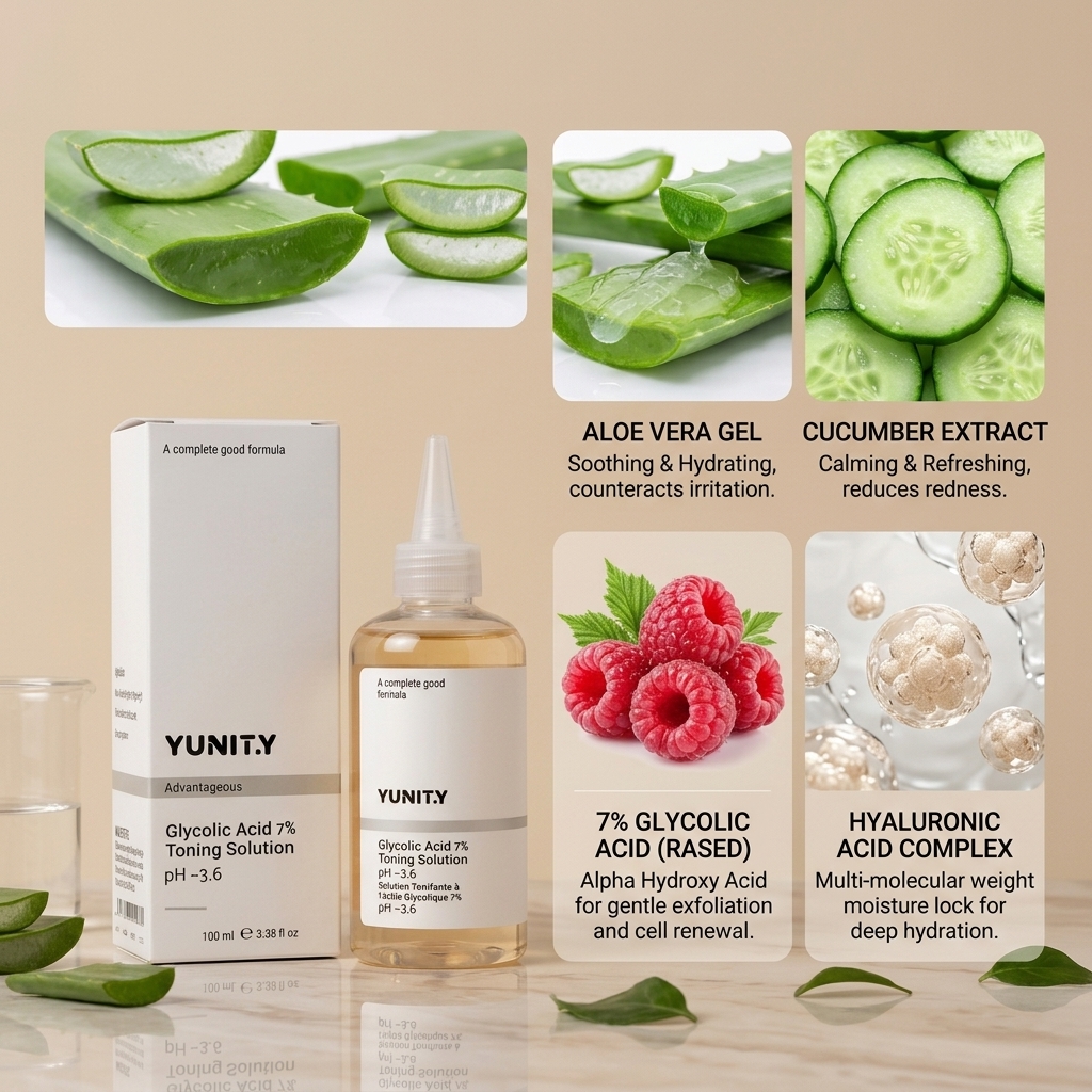 Private Label Custom 4% 7% 10% Glycolic Acid Facial Toner Anti-Aging Peel Anti Acne Exfoliating Essence Water Face