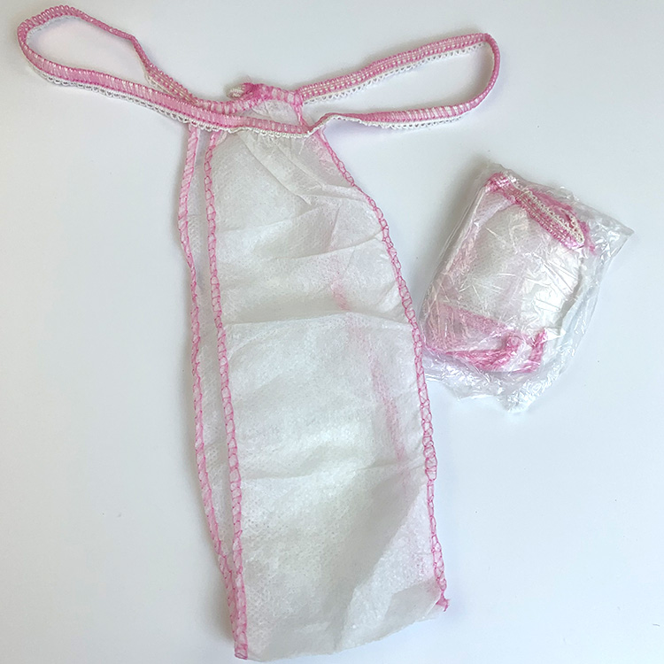 Women's Disposable Non-Woven G-String Bikini Panties Sexy T-Back Underwear with Thongs Beauty &amp; Personal Care Product