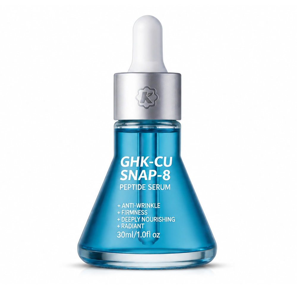 FDA Registered Facility High Purity Blue Copper Peptide Serum Contract Manufacturing GHK-Cu Formula Collagen Booster Solution