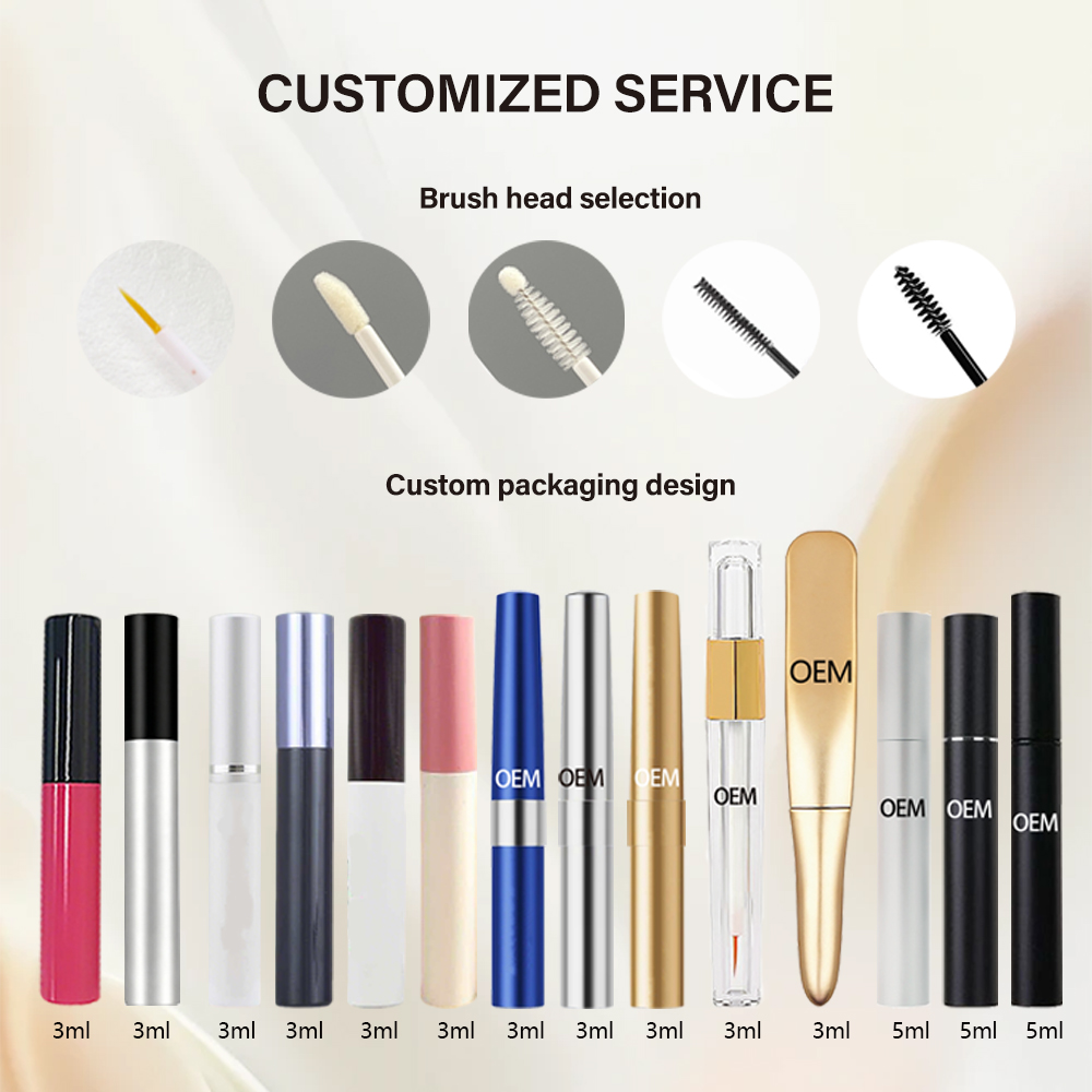 Wholesale Private Label Eyelash Enhancer Extension Lash Serum Vegan Natural Eyelash Growth Serum