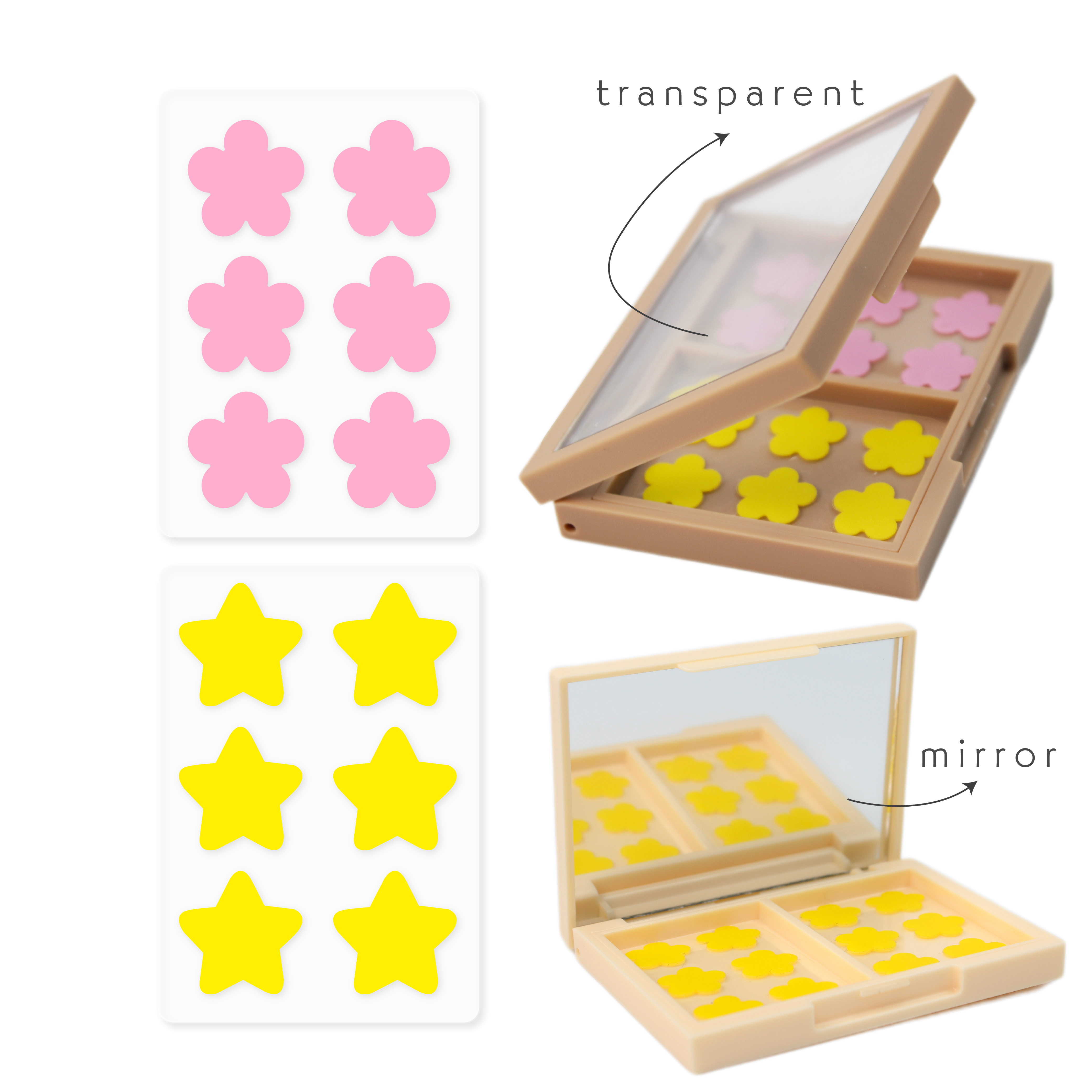 Hydrocolloid Pimple Patch Customised Acne Patch Mirror Box With Tea Tree Oil Pimple Patch