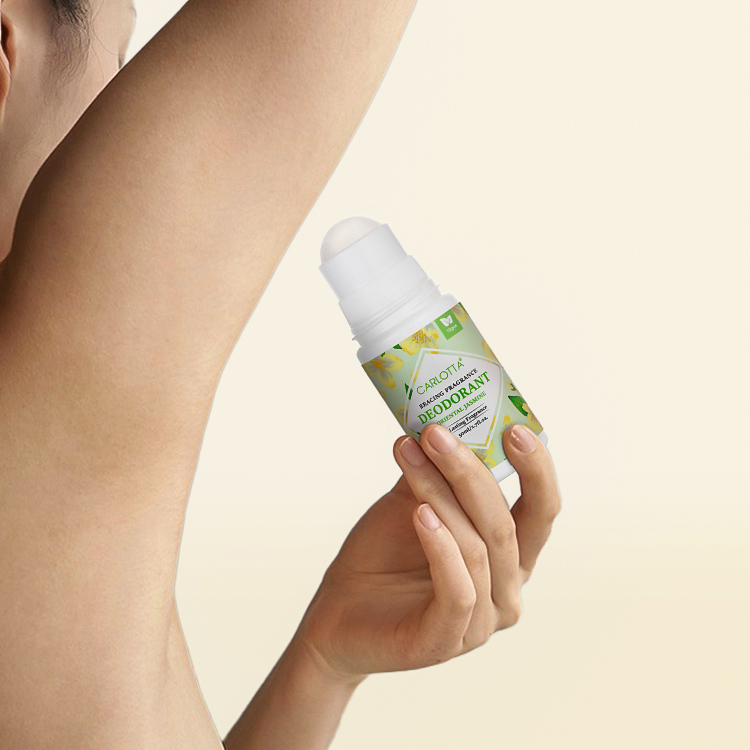 OEM Custom LOGO Cheap Organic Natural Fragrance Antiperspirant Body Underarm Roll on Deodorant for Women Men Roll-on DEO