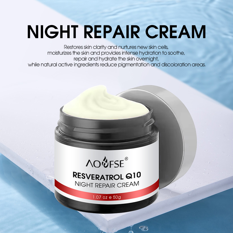 Private Label Skincare Manufacturer Improve Aging Wrinkles Face Care for Men Night Whitening Cream
