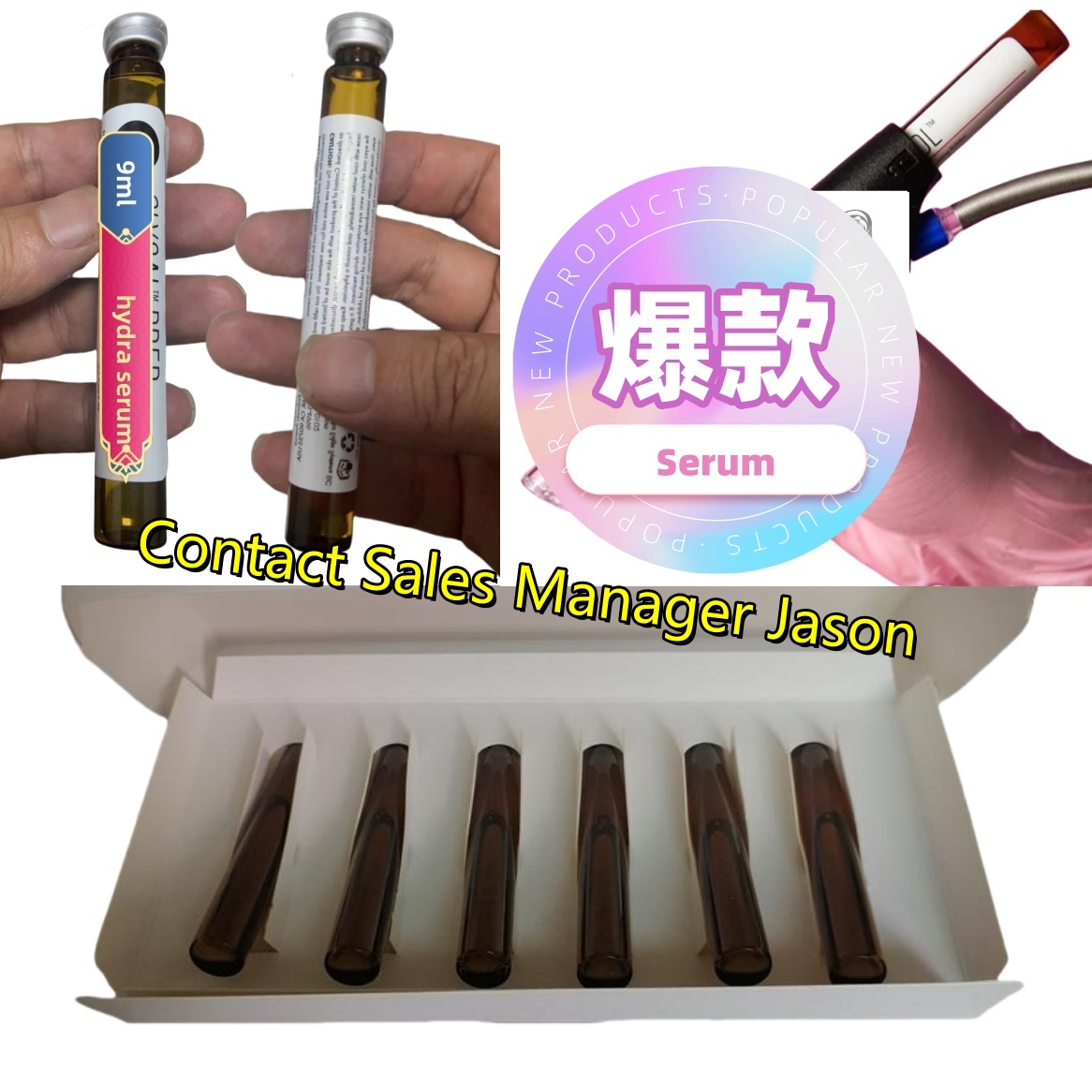 9ml Hydro Dermabrasion Facial Machine Serum Boosters Hydra Skincare Deep Peel Solution Hydra Skin Peeling Solution