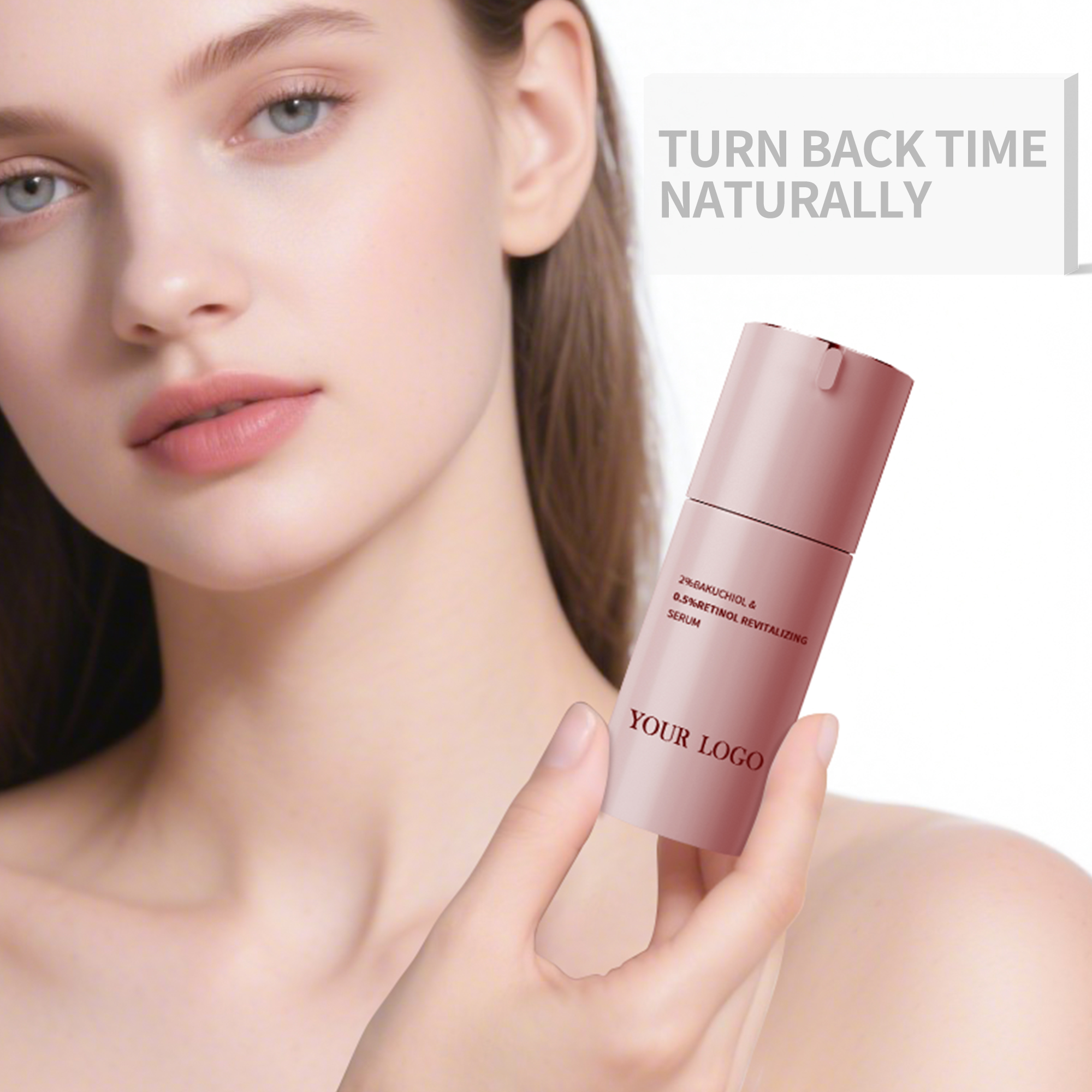 Bakuchiol &amp; 0.5%Retinol Revitalizing Anti-Aging Face Serum for Signs of Aging and Hyperpigmentation and Acne Concerns