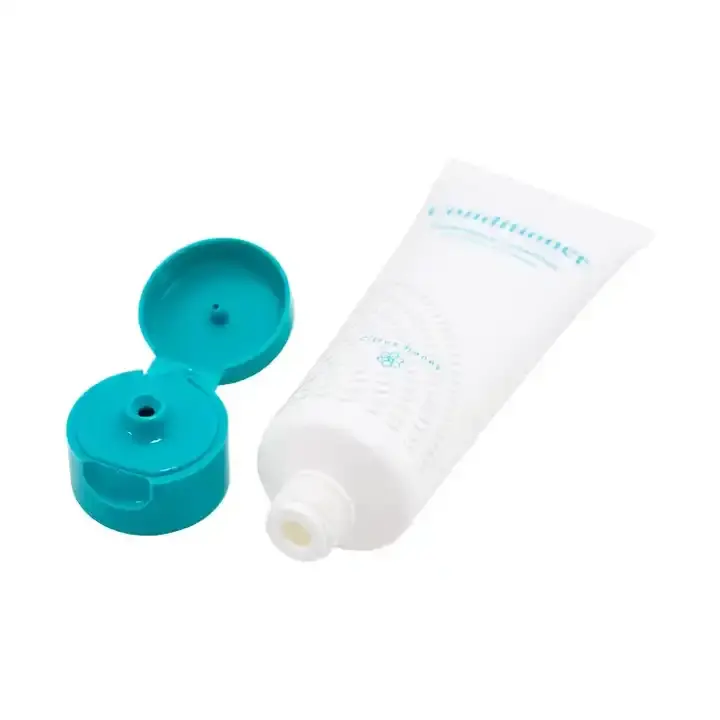 Flip Top Plastic Empty Squeeze Eco-friendly Sustainable Tube for Skincare Cream Cosmetic Pe Packaging Tube