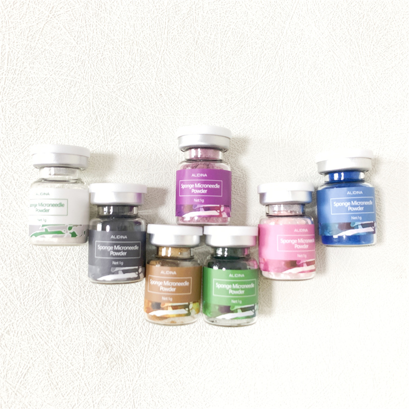 k OEM/ODM Algae Peeling Powder Acne Treatment Sponge Spicule Bio-Microneedling Kit Collagen Regeneration Spongilla Micro-needle
