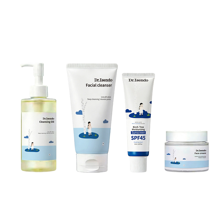 Factory ODM/OEM Skincare Product Moisturizing Hyaluronic Acid Oil-control Refresh Cleanser Serum Cream Korean Skin Care Set