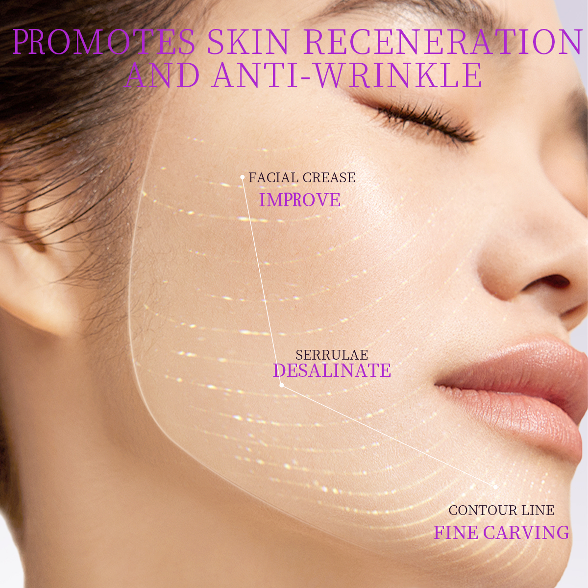Custom OEM/ODM Skincare Manufacturer Collagen Cell Repair Gel Facial Mask Anti-Wrinkle Firming Face Mask