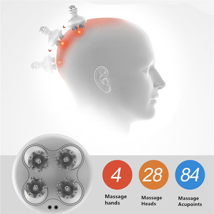 Handheld Waterproof Electric Automatic Scalp Massage Brush for Deep Relax Scalp Massager
