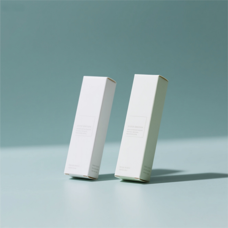Luxury Eco-Friendly Recyclable Biodegradable Gold Foil Rigid Cosmetic Packaging Box Custom Skin Care Folding Carton Face Cream