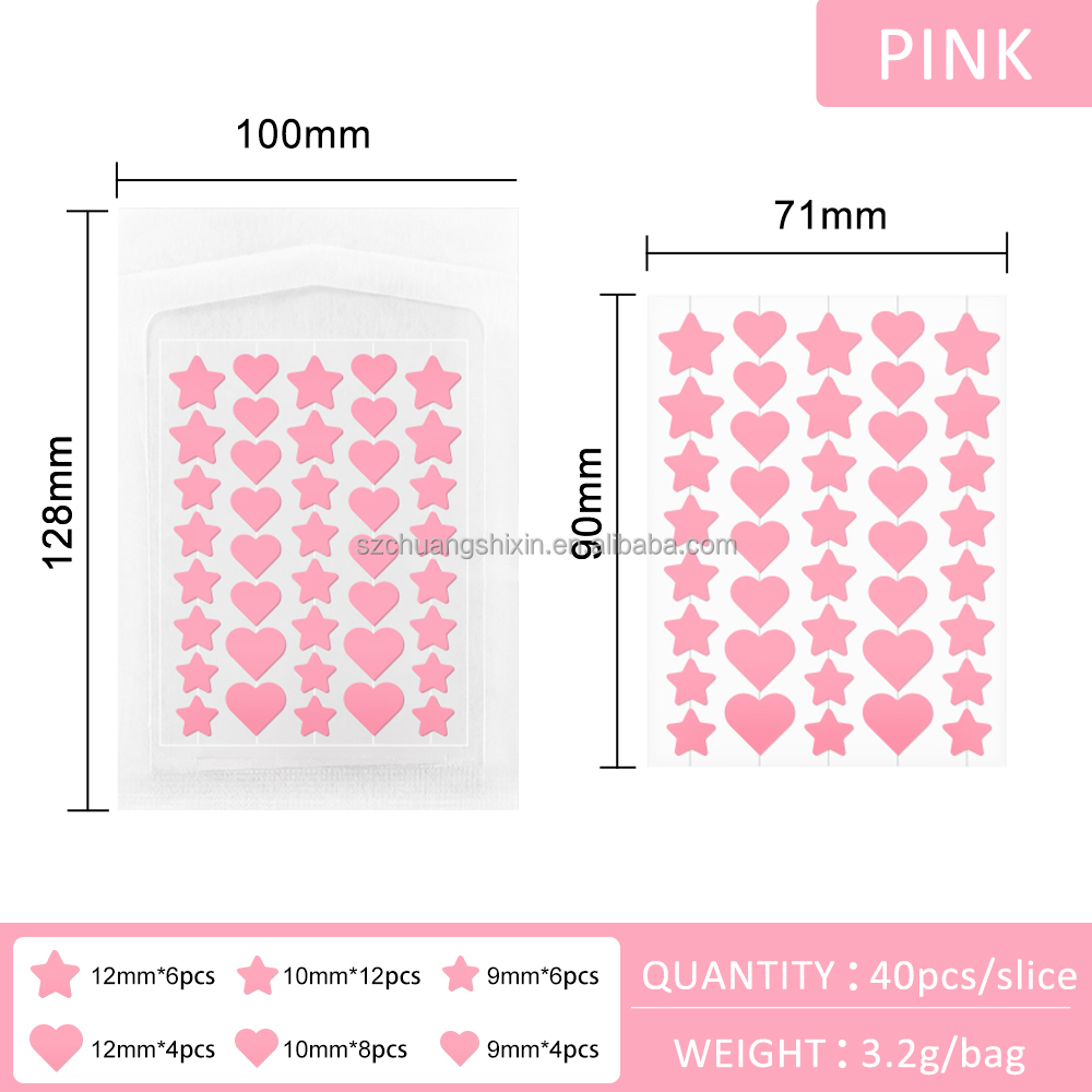 OEM Hydrocolloid Pimple Patches Custom Printed Acne Stickers Dermatologist-Tested Skin Care Solution for Acne Treatment