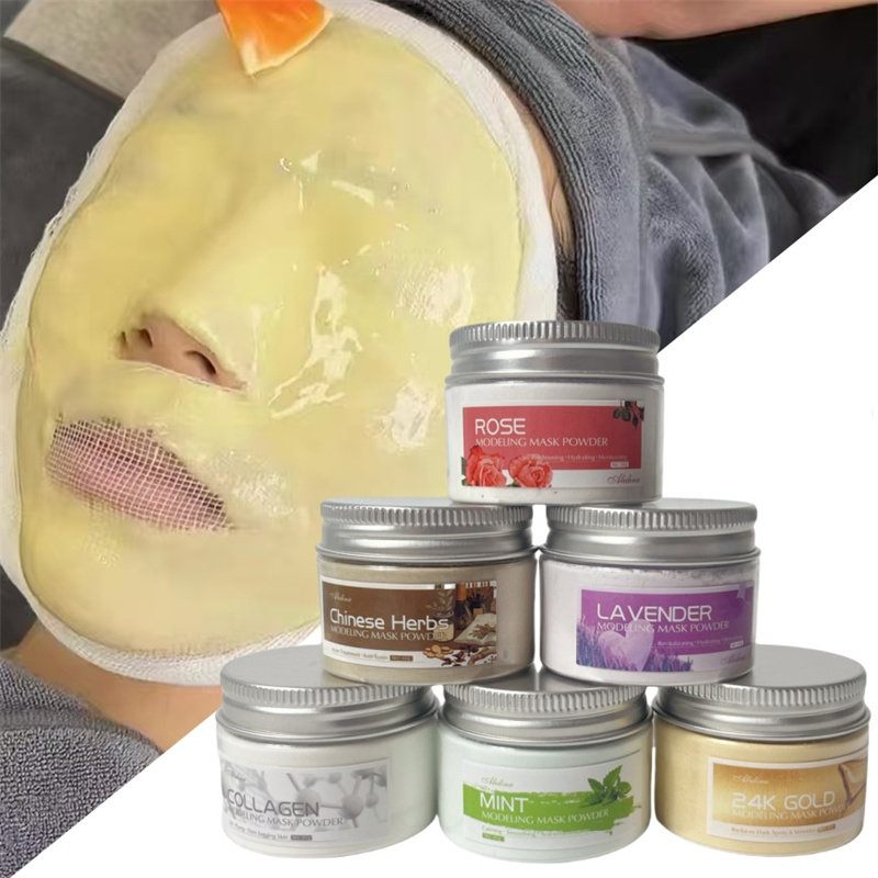 G Professional Peel-Off Jelly Mask Powder Moisturizing Premium Quality Modeling Rubber Mask Spa Mask Set Best Gift