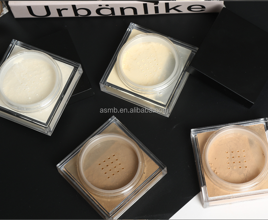 Vegan and Cruelty of Free Odm Oem Setting Powder White clear Translucent Color Private Label Custom Waterproof Setting Powder