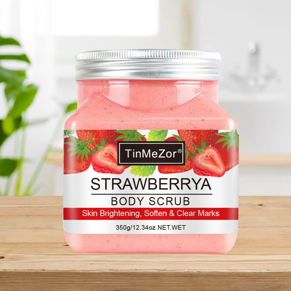 Custom Logo Skin Brightening Smooth Mango Watermelon Grapefruit Fruit Body Scrub Sugar Private Label Organic Body Scrub